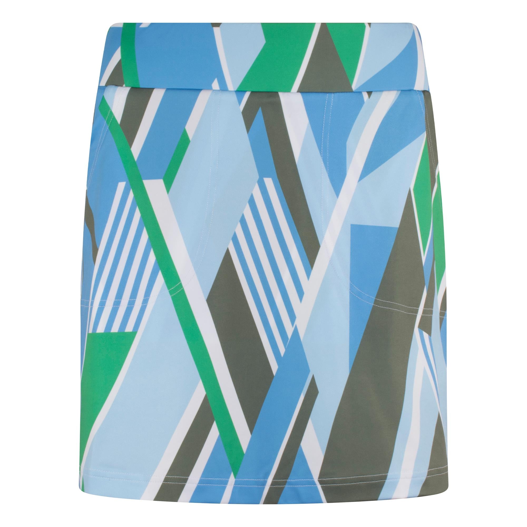 Daily Sports Fusion Ladies Golf Skort Stripe Fusion Blue 45CM